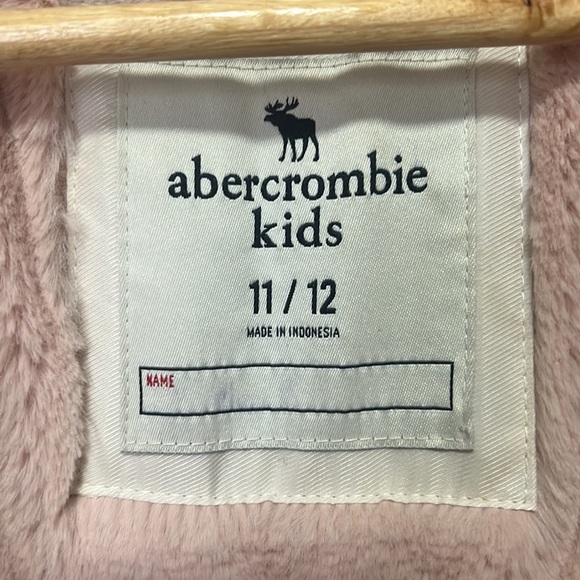 Abercrombie Kids Forest Green Ultimate Parka w/faux Fur size 11/12 - Picture 6 of 12